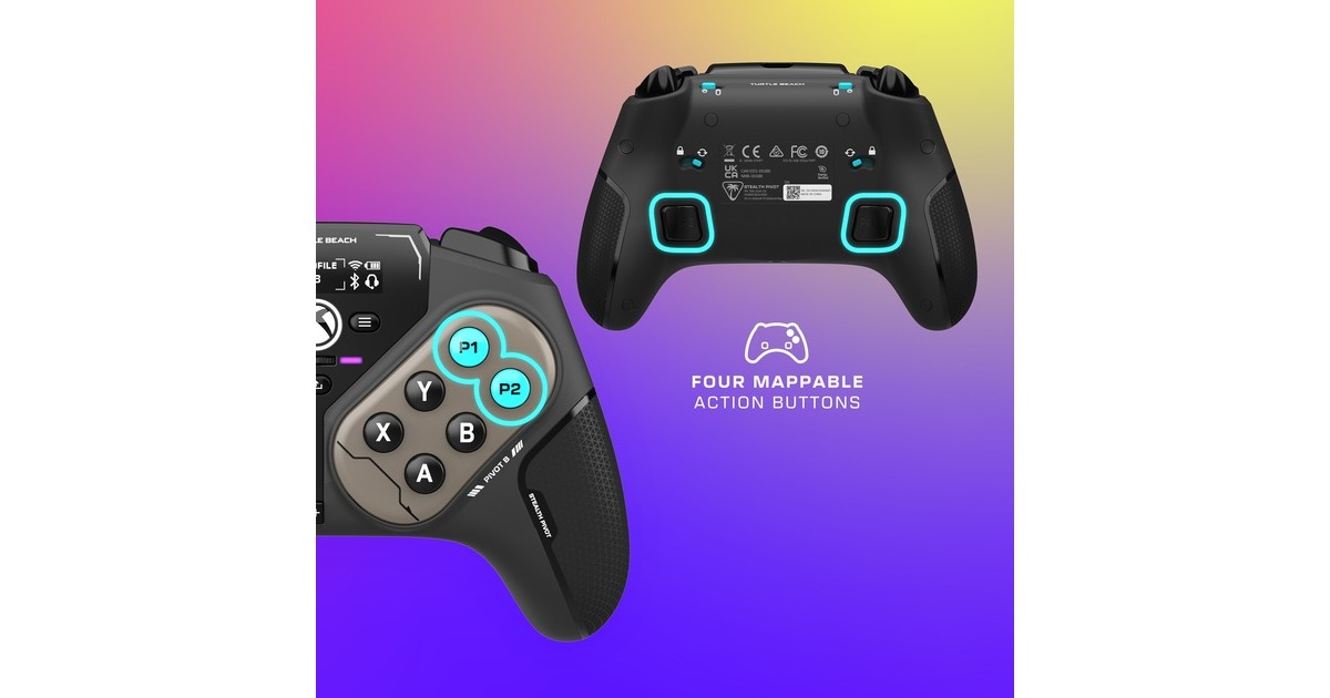 Turtle BeachStealth Pivot draadloze slimme controller   (Zwart, 2,4 GHz / Bluetooth / USB, Pc, Xbox, Android)
