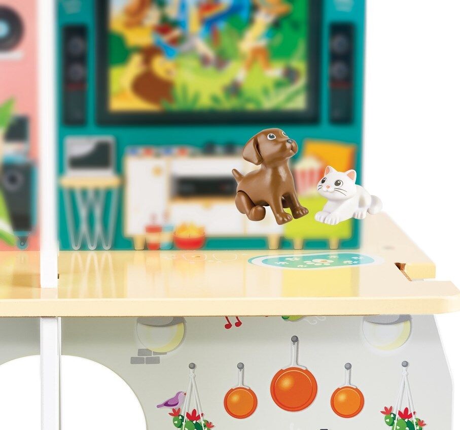 Hape - Dukkehus Med Lyde - 31 Dele