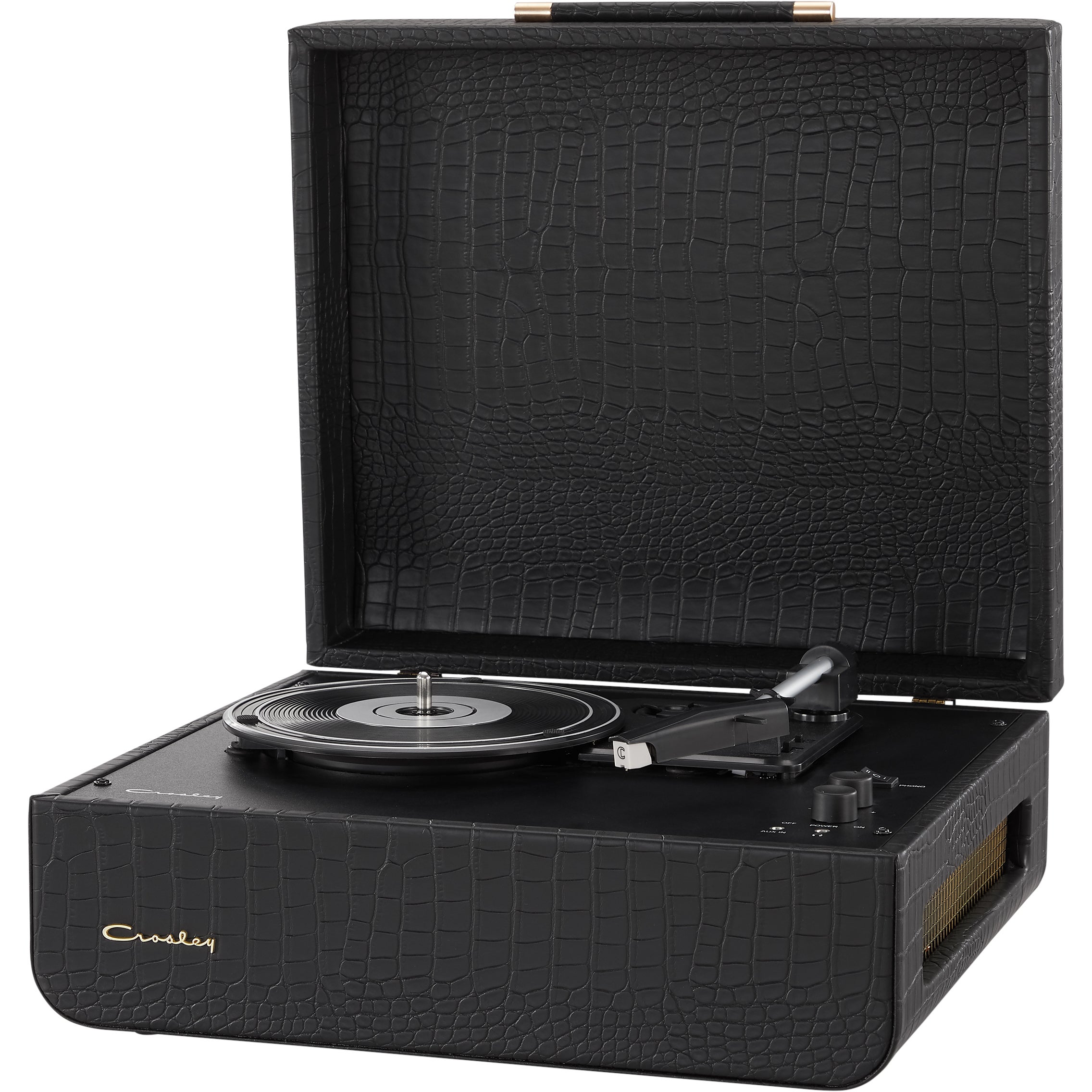 Crosley CR6255A-BC4 Mercury Black Croc platenspeler