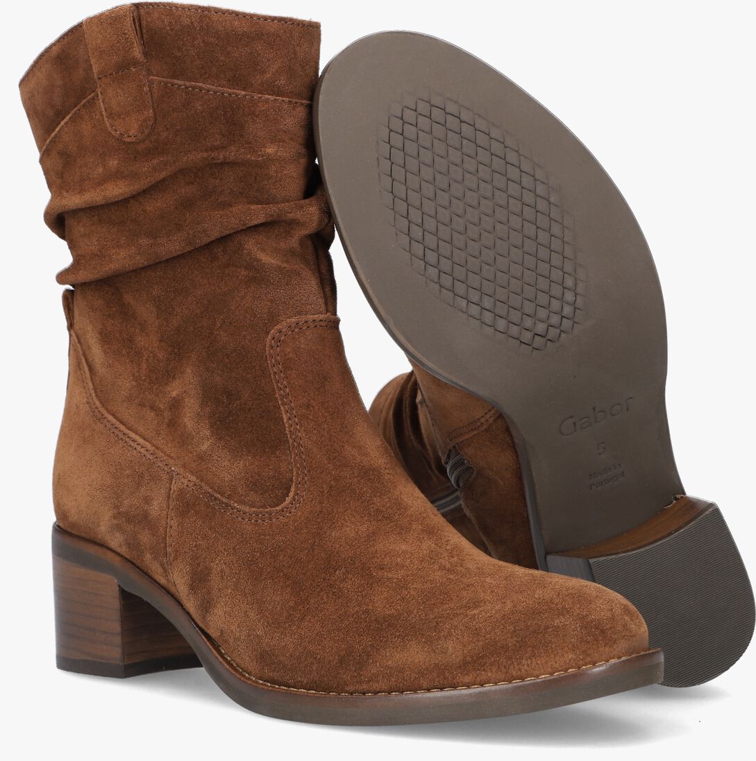 GABOR cognac gabor enkellaarsjes 670.2