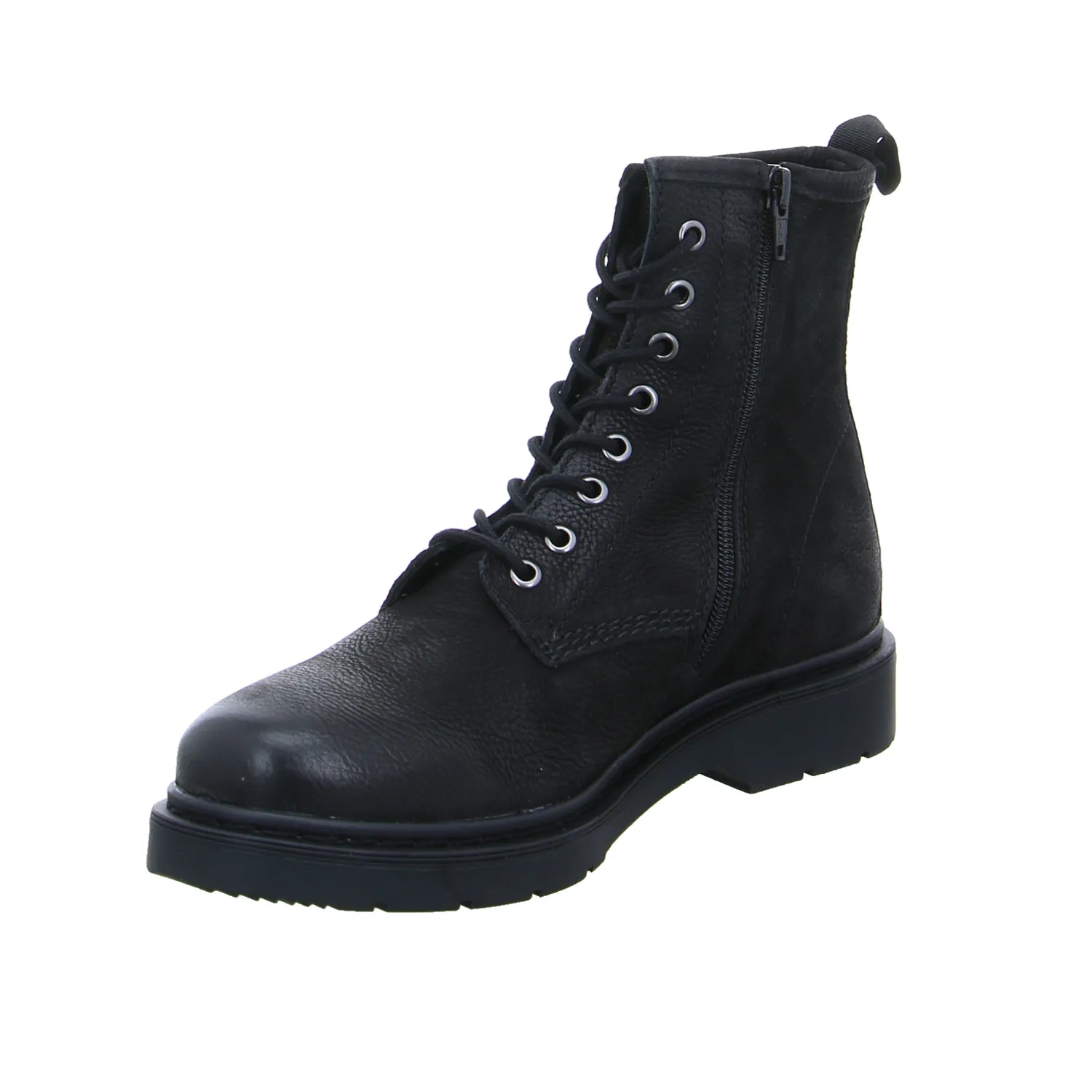 STONE WALK Winter-Boots Schwarz Leder