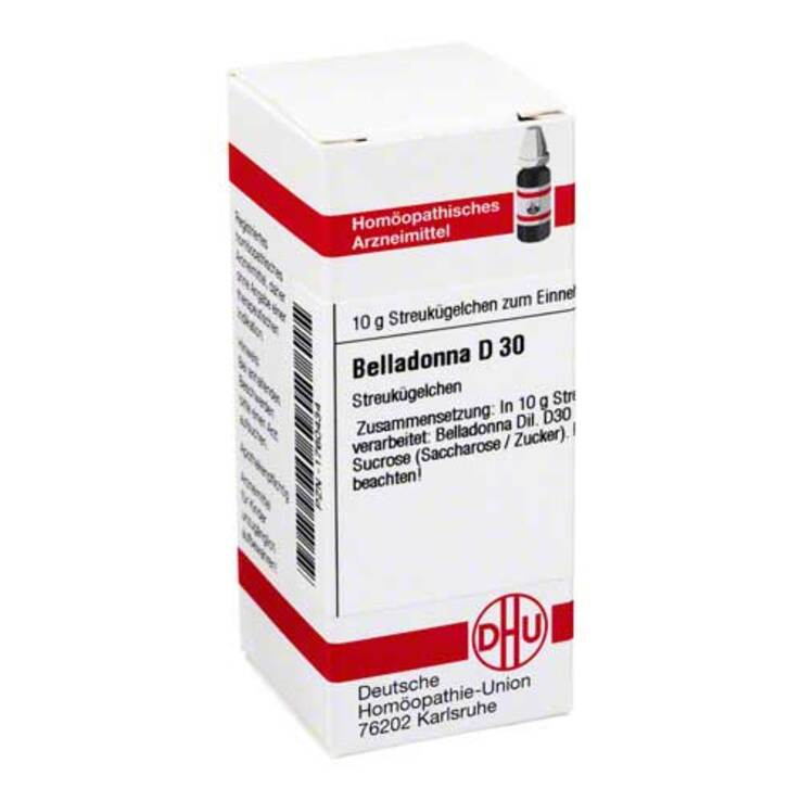 DHU Belladonna D 30 Globuli, 10 g