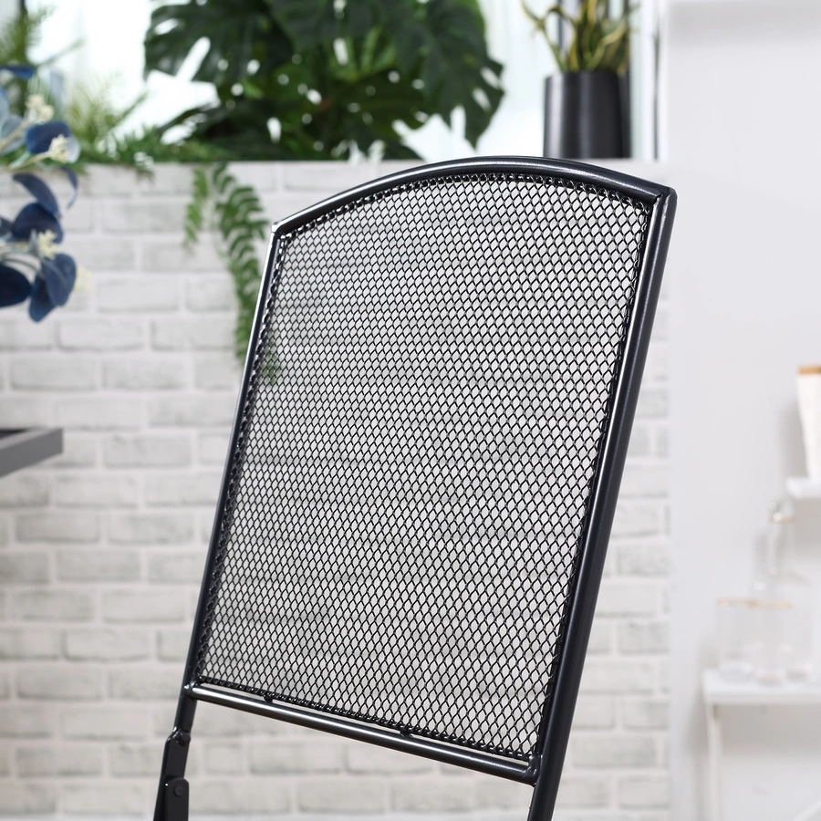 Outsunny Gartenmöbel-Set mit Faltfunktion grau