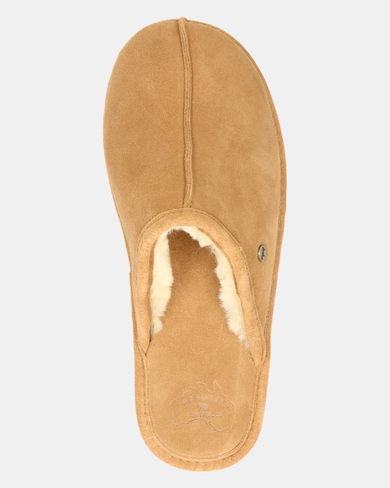 Warmbat Australia Barron Pantoffels  - cognac
