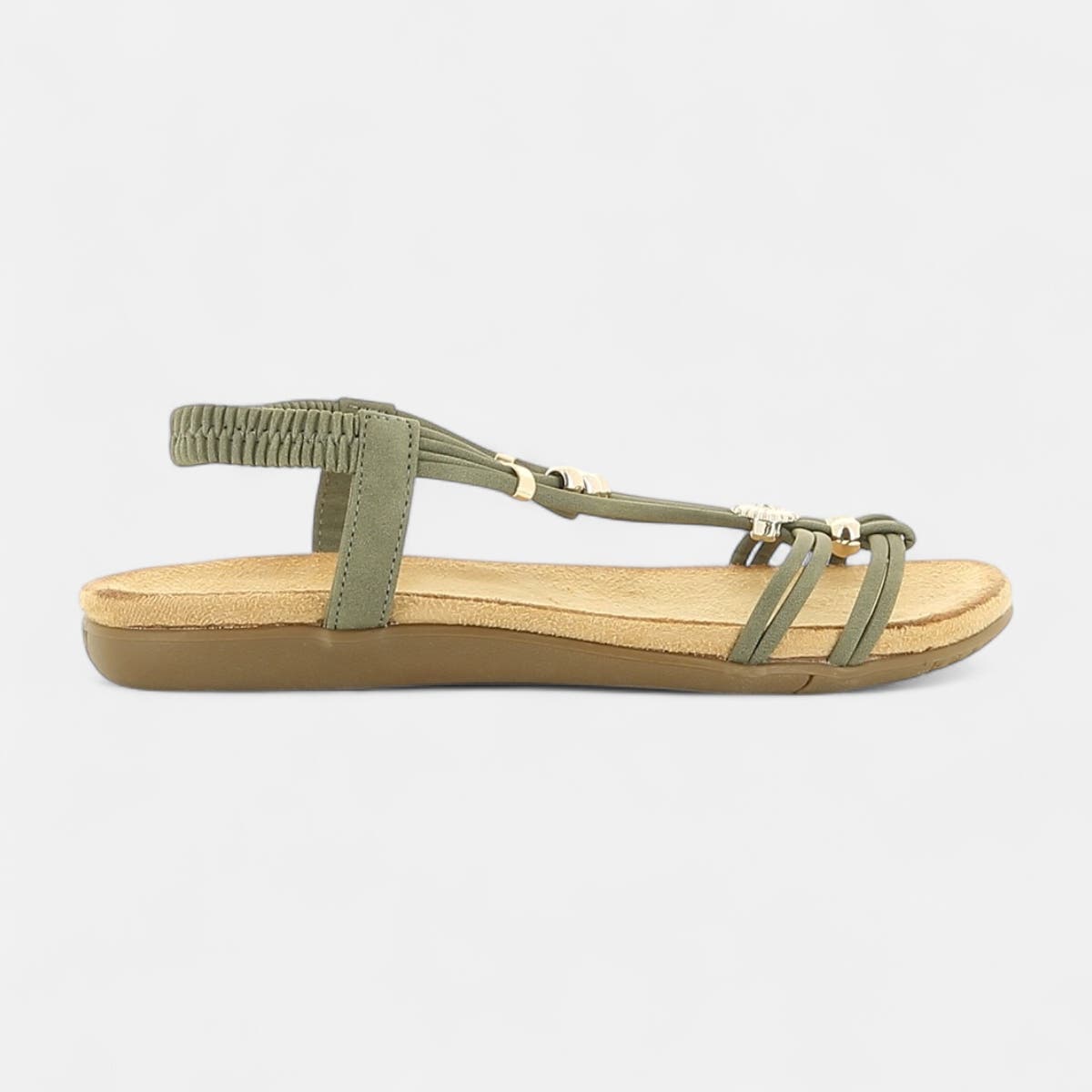Sandales Femme kaki