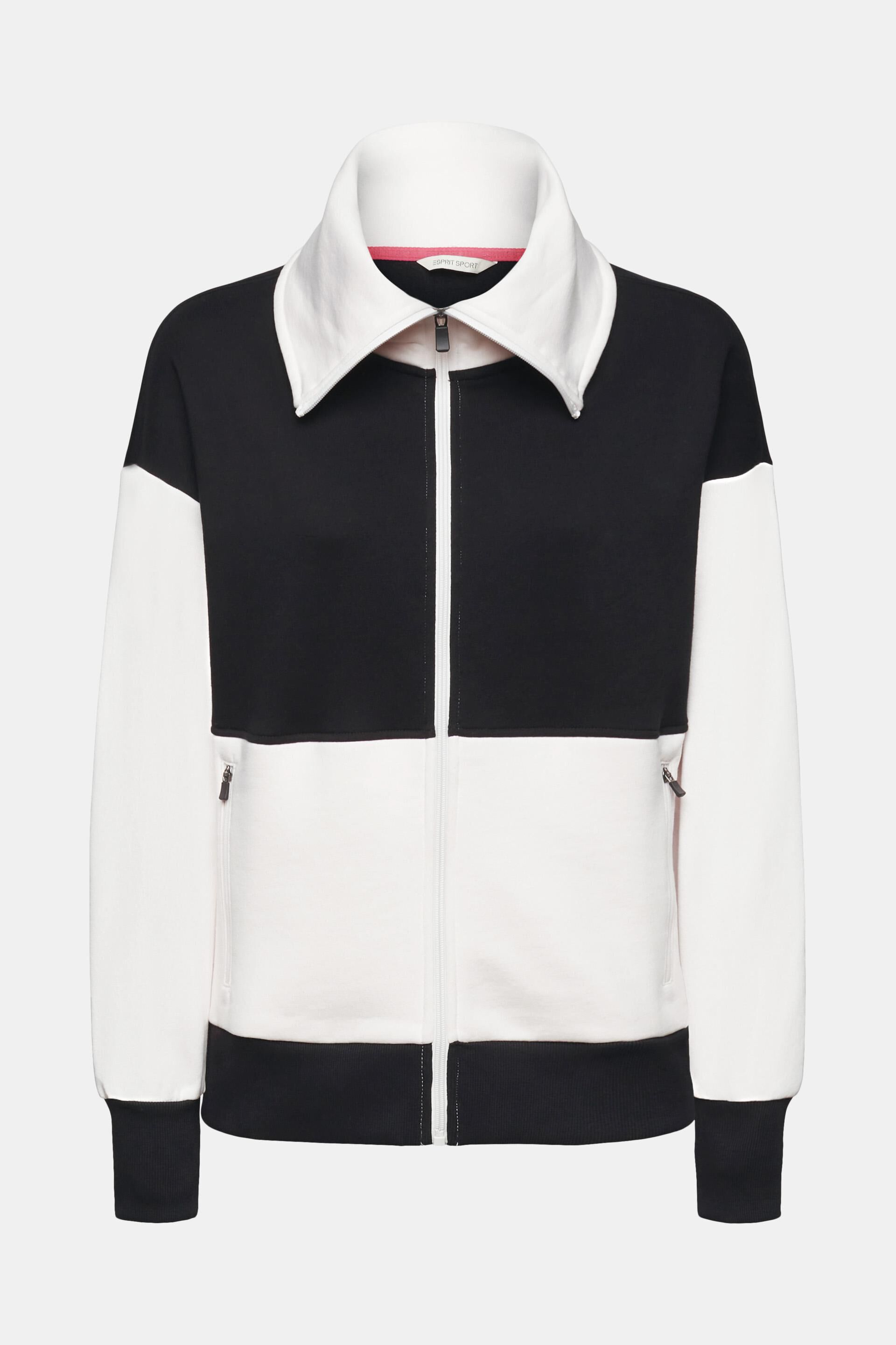 Cardigan zippé en jersey