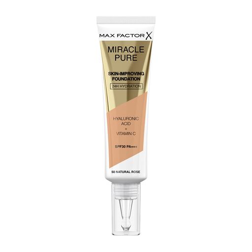Max Factor Miracle Pure Skin-Improving Foundation, 50 Natural Rose