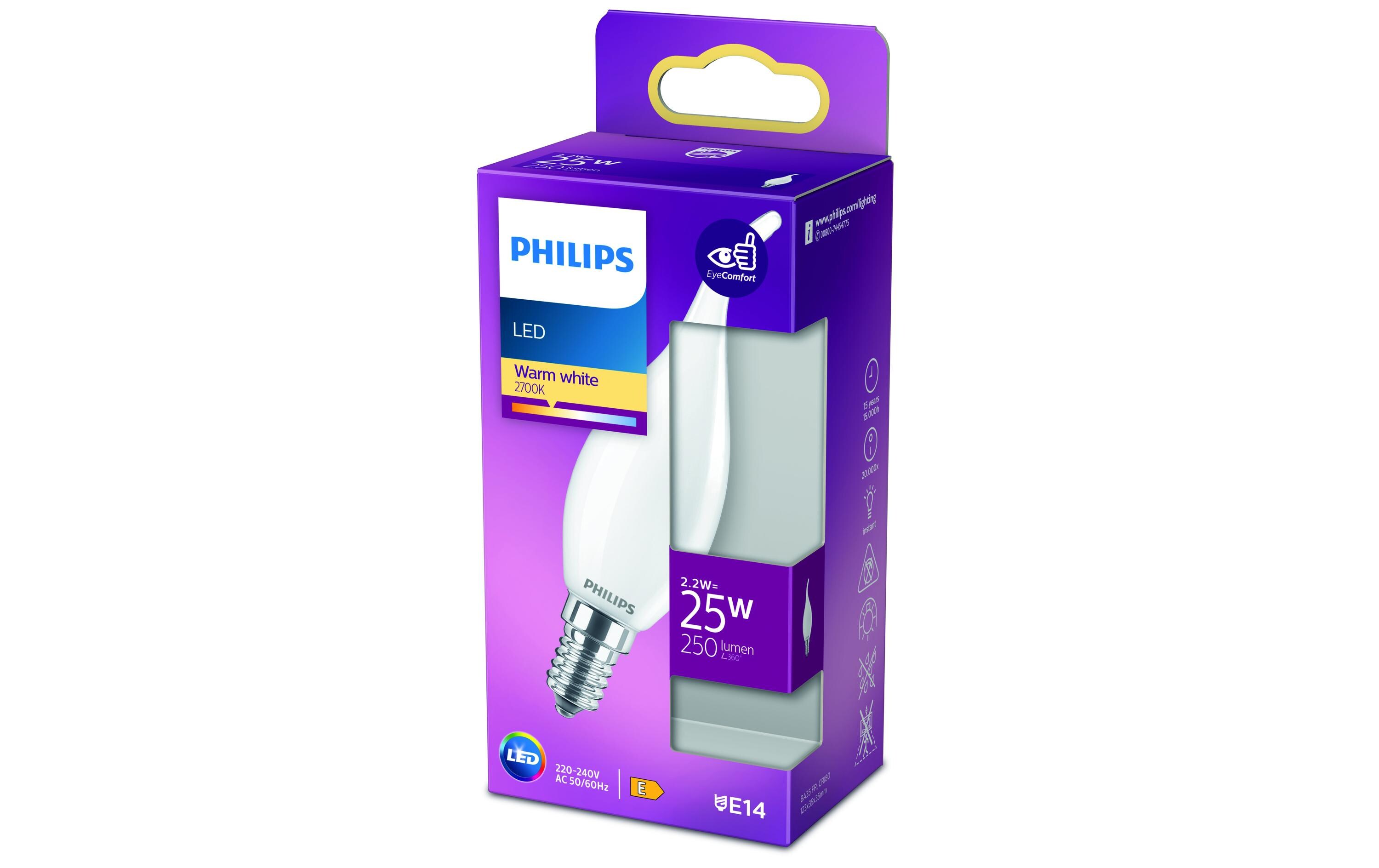 Lampe LEDcla 25W E14 BA35 WW FR ND WarmweissLeuchtmittel BA35 mit matter Oberfläche