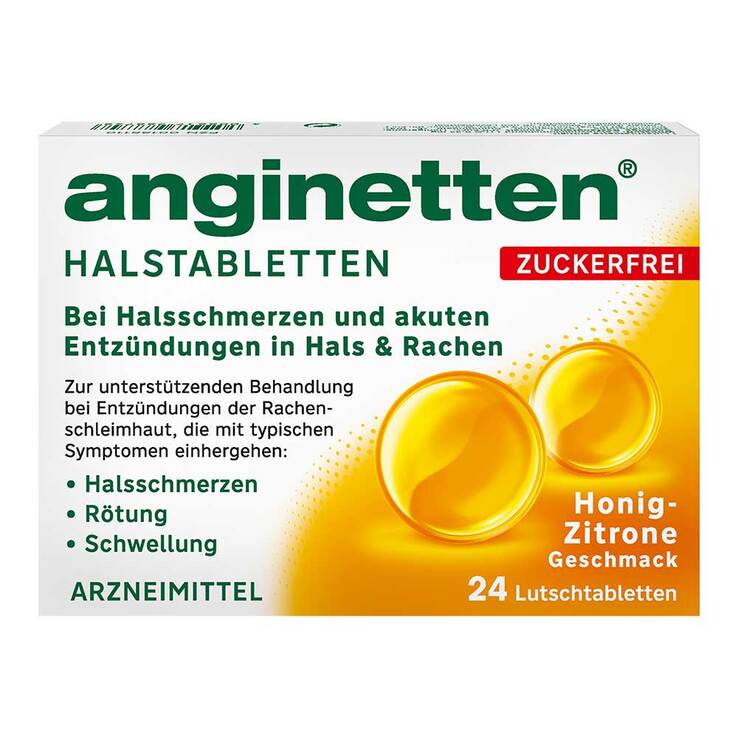 anginetten® Halstabletten zuckerfrei, 24 St