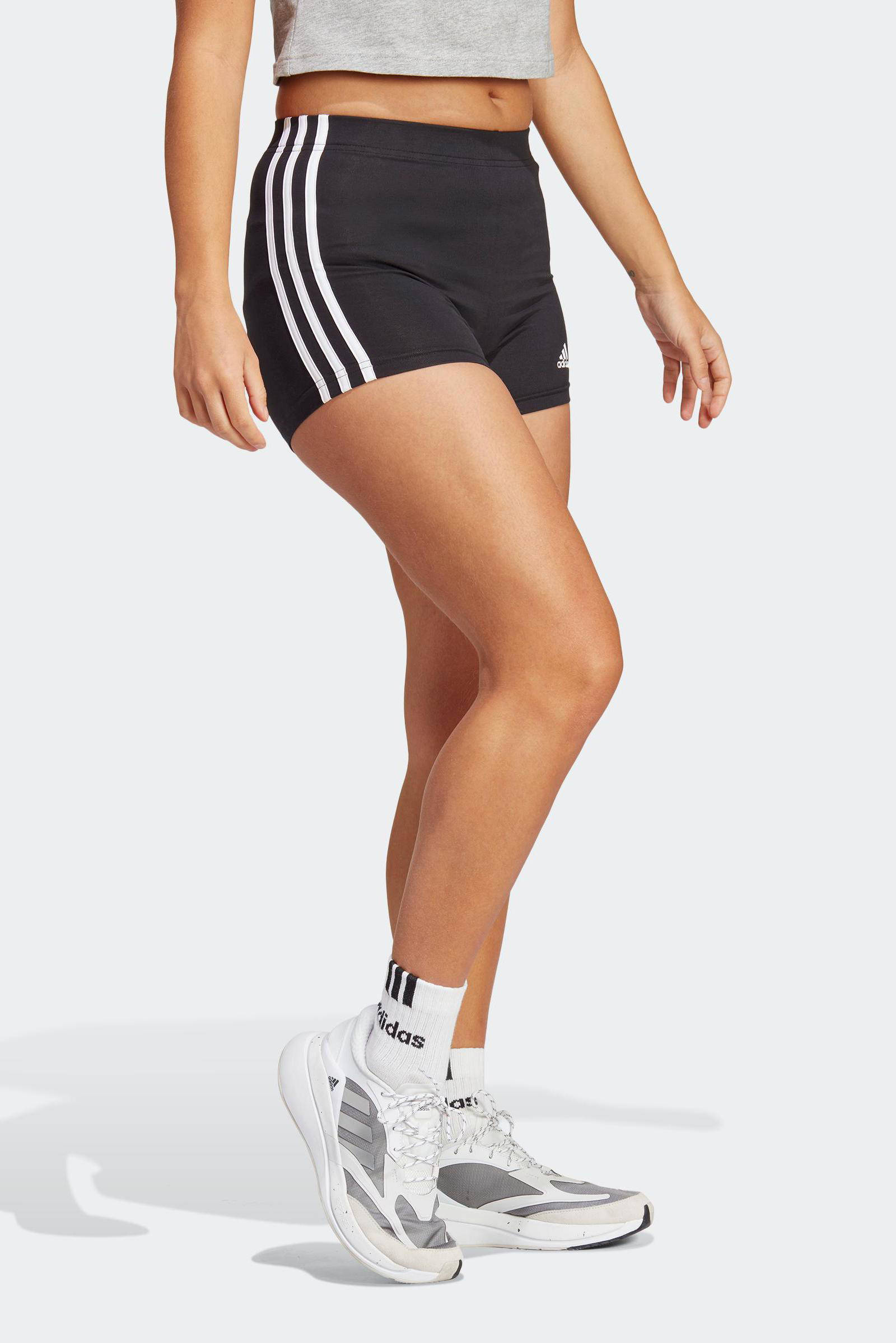 adidas short zwart/wit