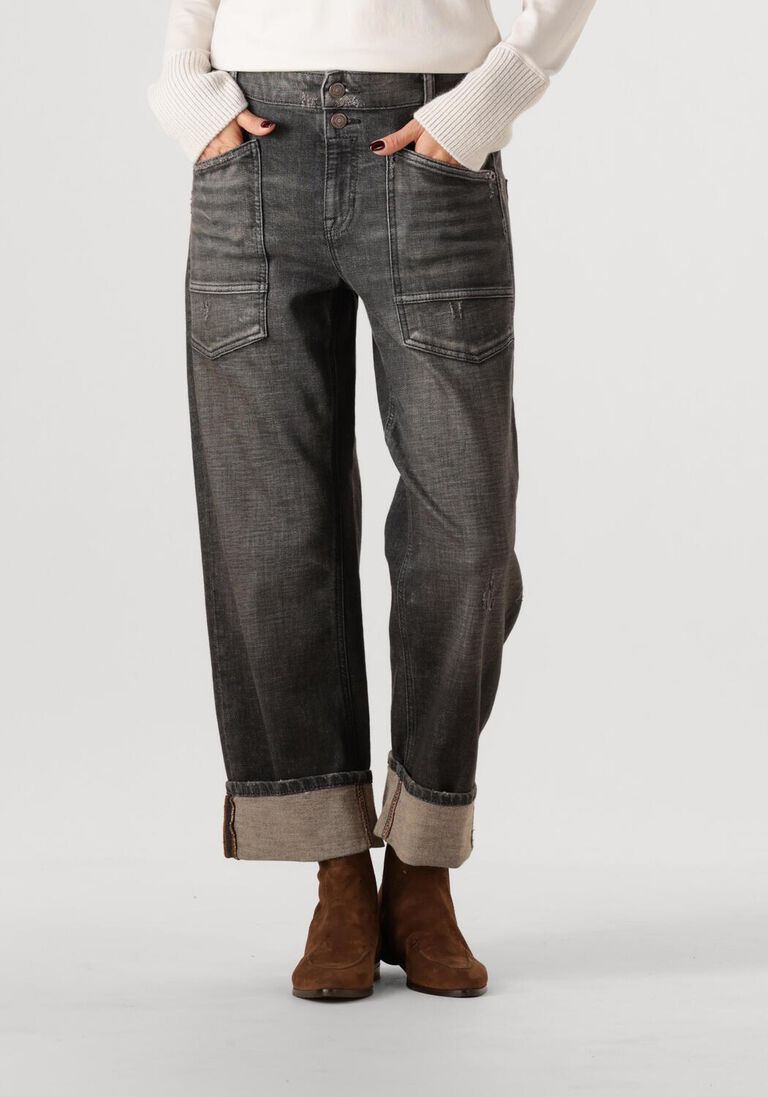 antraciet cambio jeans giuli roll up