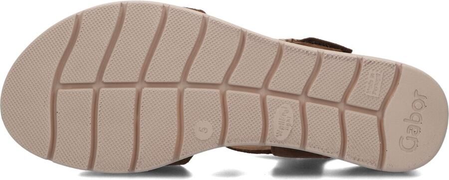 Gabor 706 Sandalen Met Sleehak Dames Bruin