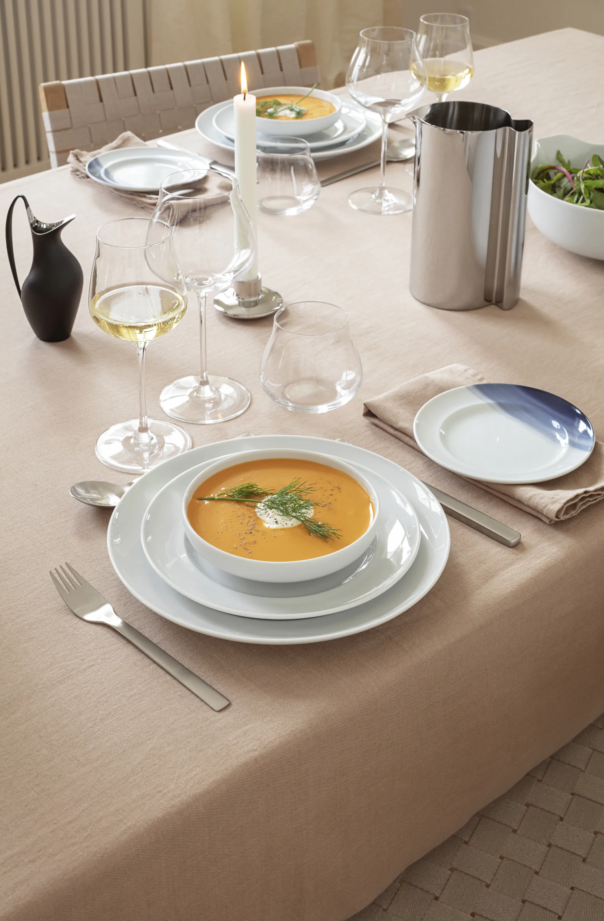 Georg Jensen Koppel Tallerkensæt - 3 stk.