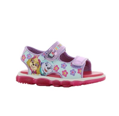 Paw Patrol Blinkende Sandaler, Lilac/Fuchsia