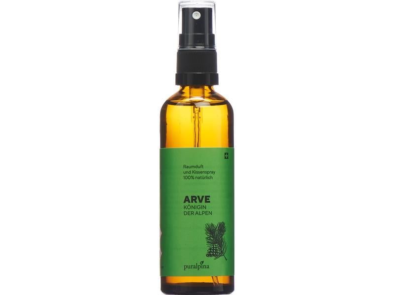 Puralpina Raum- und Kissenspray Arve 75 ml Erfrischender Arven Raum- und Kissen-Spray