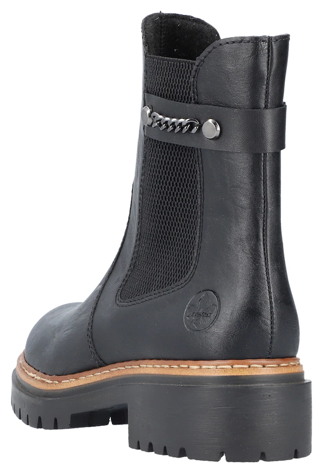 Rieker Chelseaboots  mit feiner Zierkette