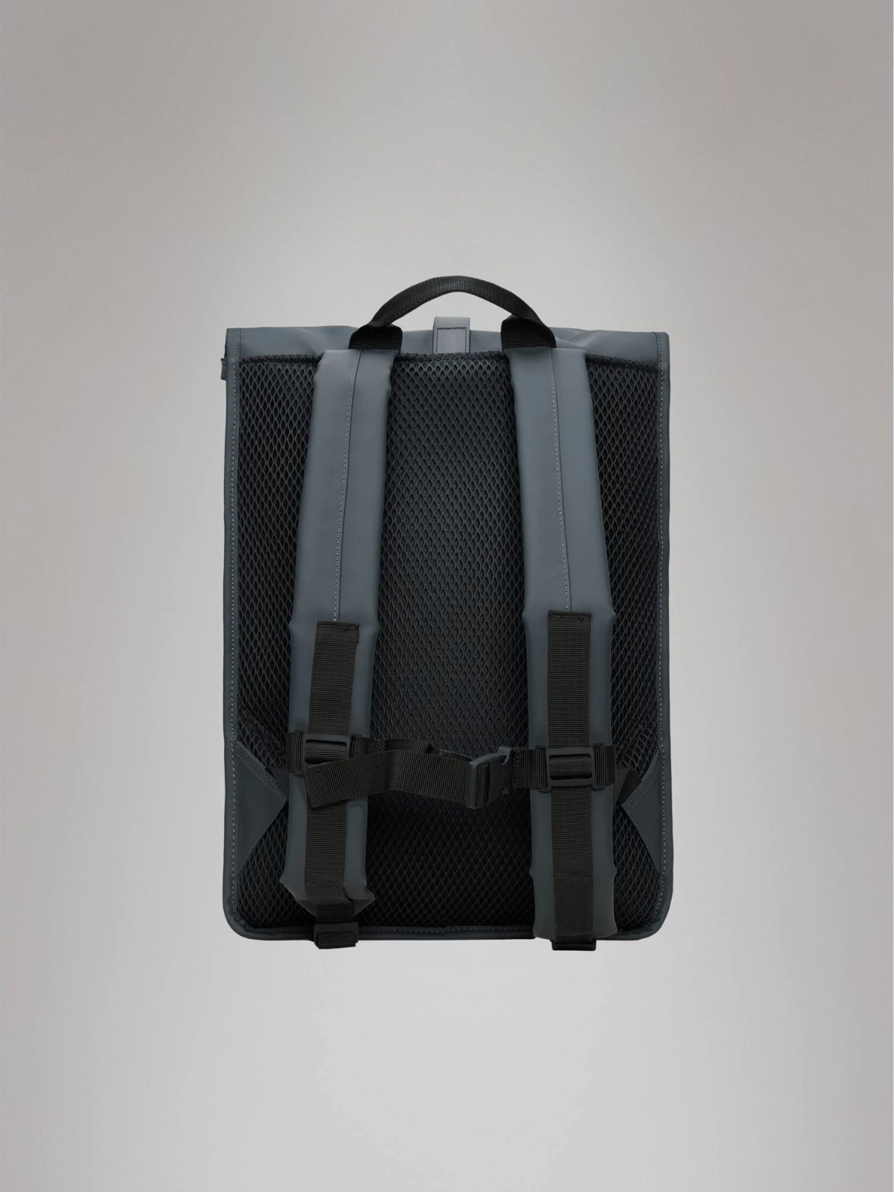 Blauw - Rains Rolltop Waterproof Rucksack