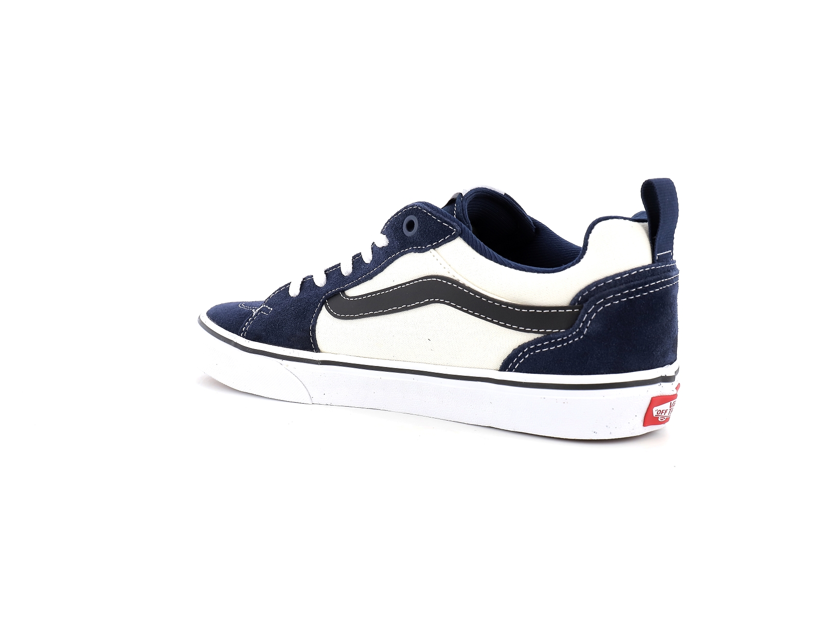 Vans-MN FILMORE RETRO Matières combinées Bleu Beige