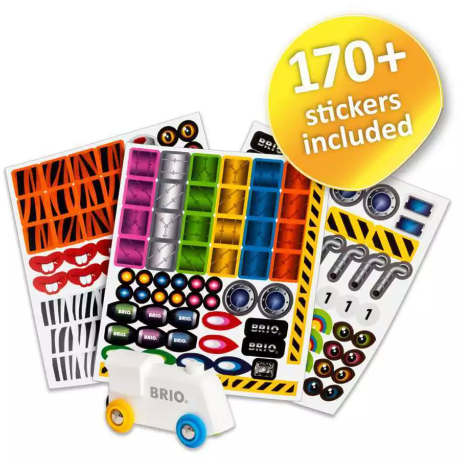Brio BRIO Sticker-Lokomotive bunt