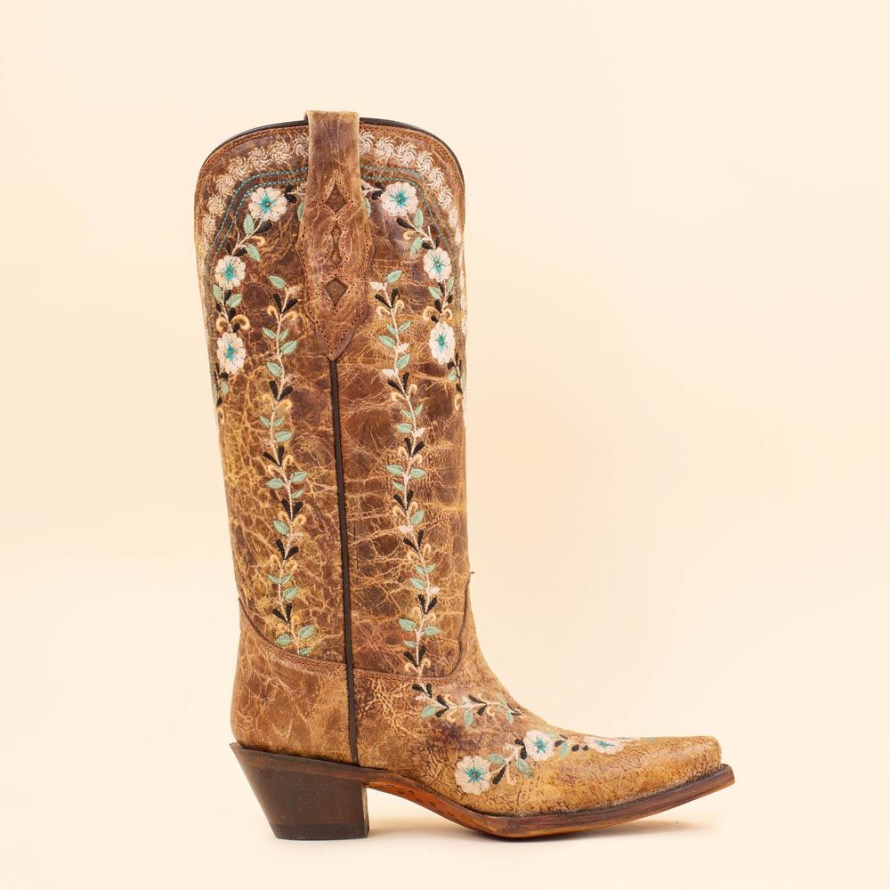 Corral cowboyboots A4439 Cognac