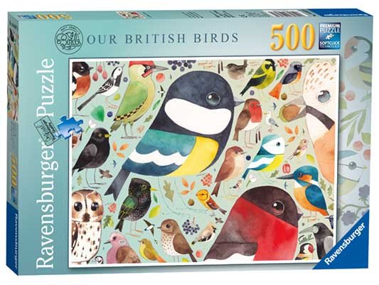 Matt Sewell's Our British Birds 500 Piece Jigsaw Puzzle (Jigsaw)