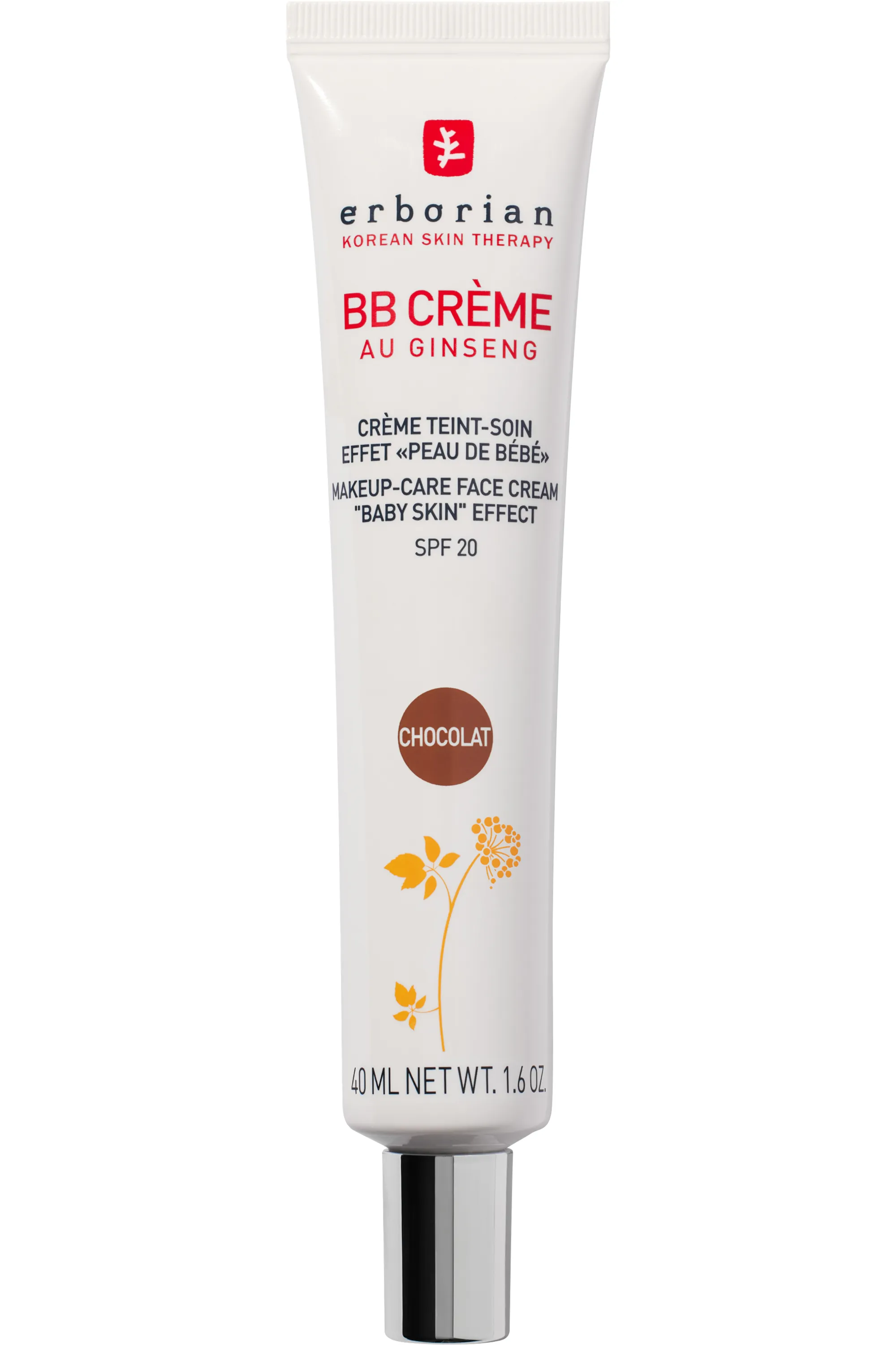 Erborian BB Crème au Ginseng SFP20 Chocolat-15 ml