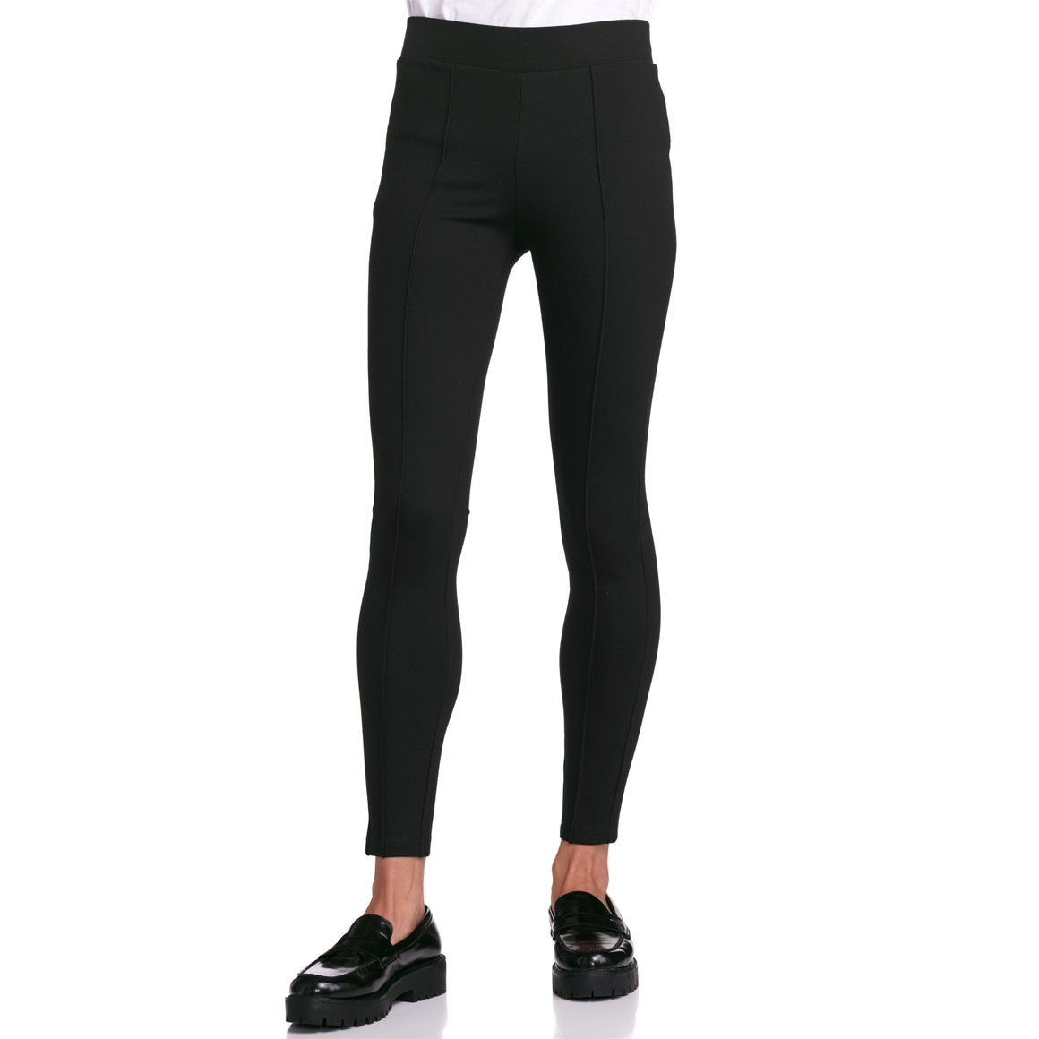 Damen Leggings aus Viskose-Mix schwarz