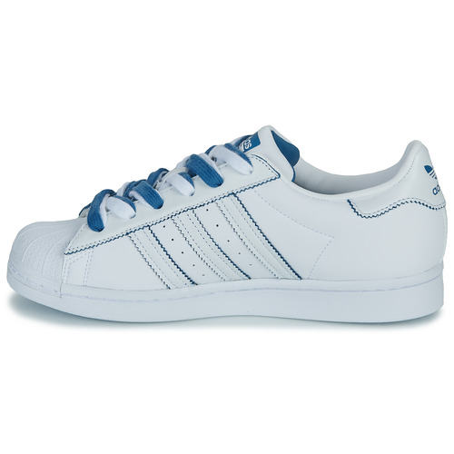 adidas Originals - SUPERSTAR W - Blanc / Bleu
