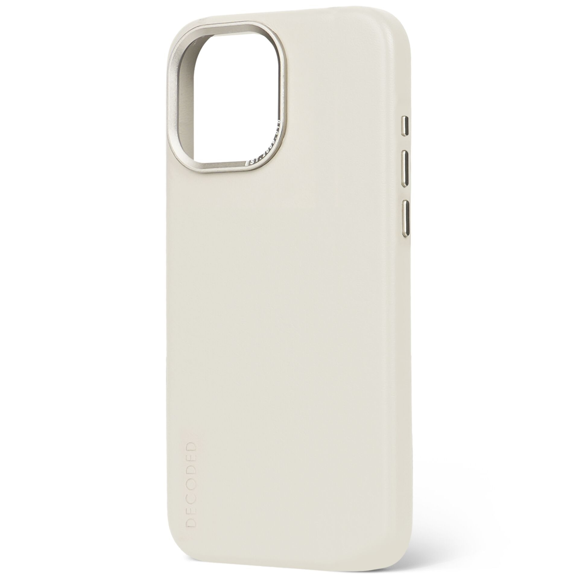 iPhone 15 Pro MagSafe Echtleder Hülle (D24IPO15PBC1CY) - Beige