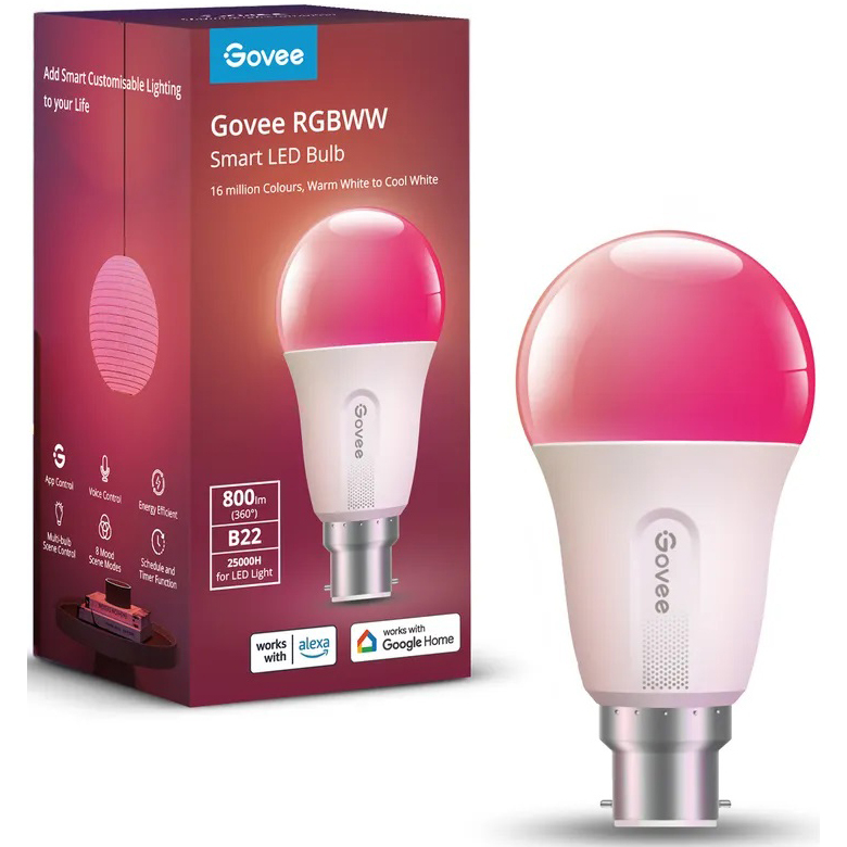 Govee Leuchtmittel Smart, E27, multicolor
