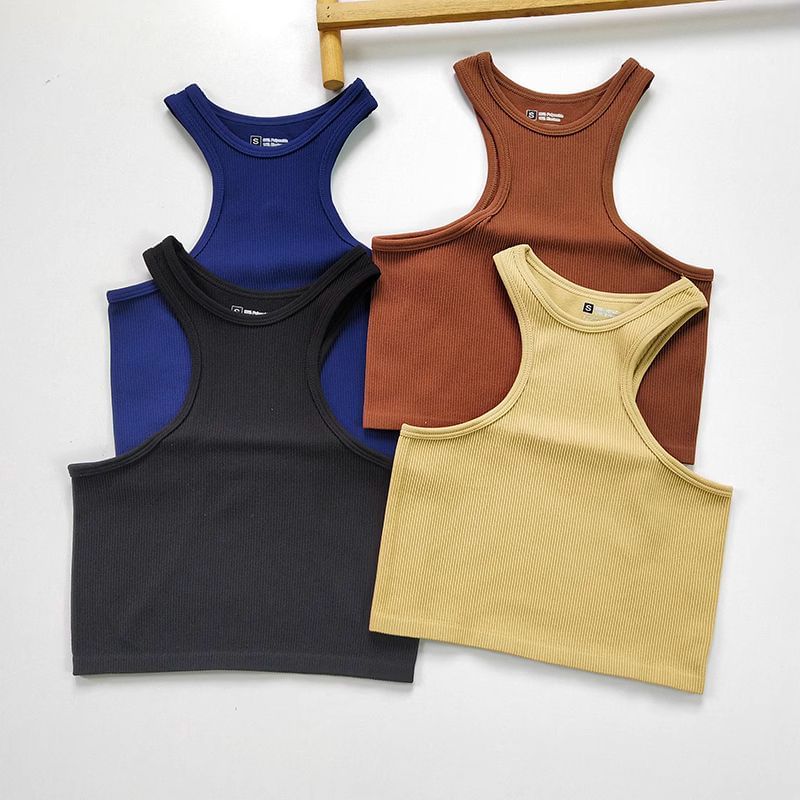 Runyz - Mouwloze ronde hals sporttop