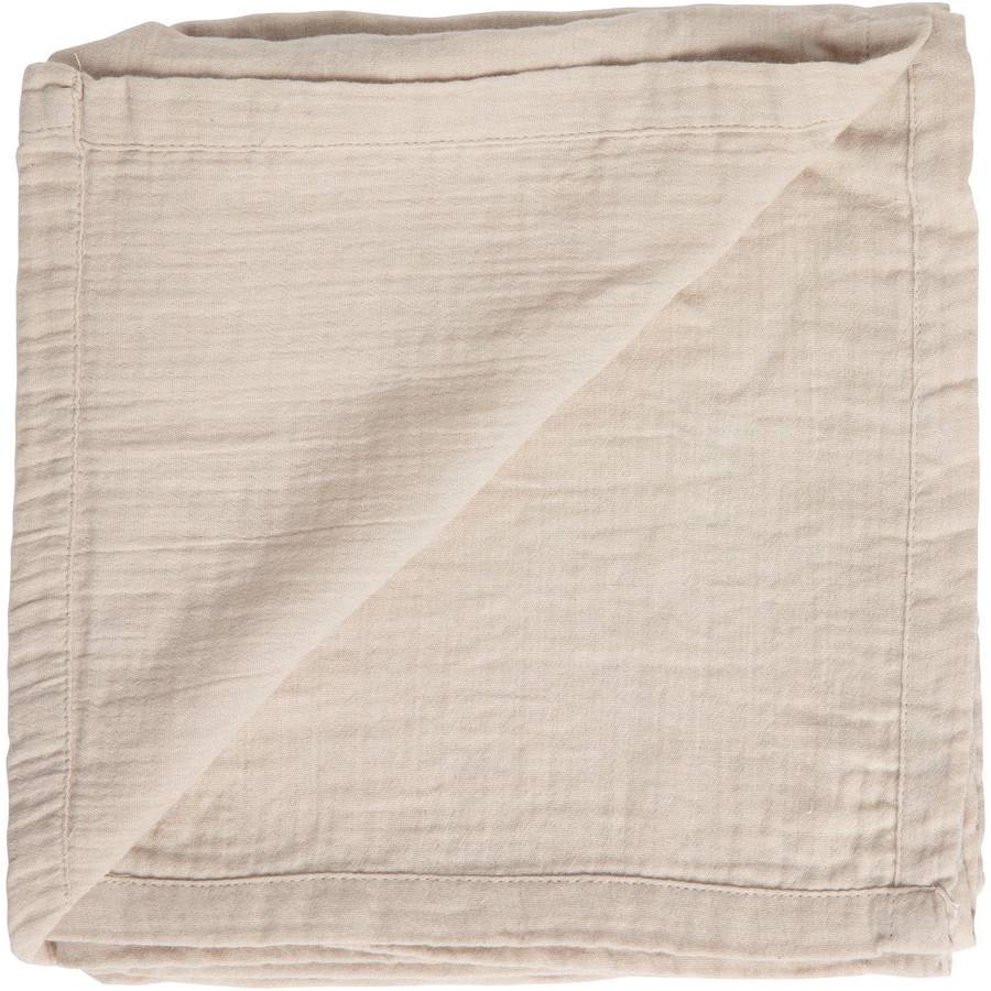 bébé jou® Mulltuch Pure Cotton Sand 110 x 110 cm