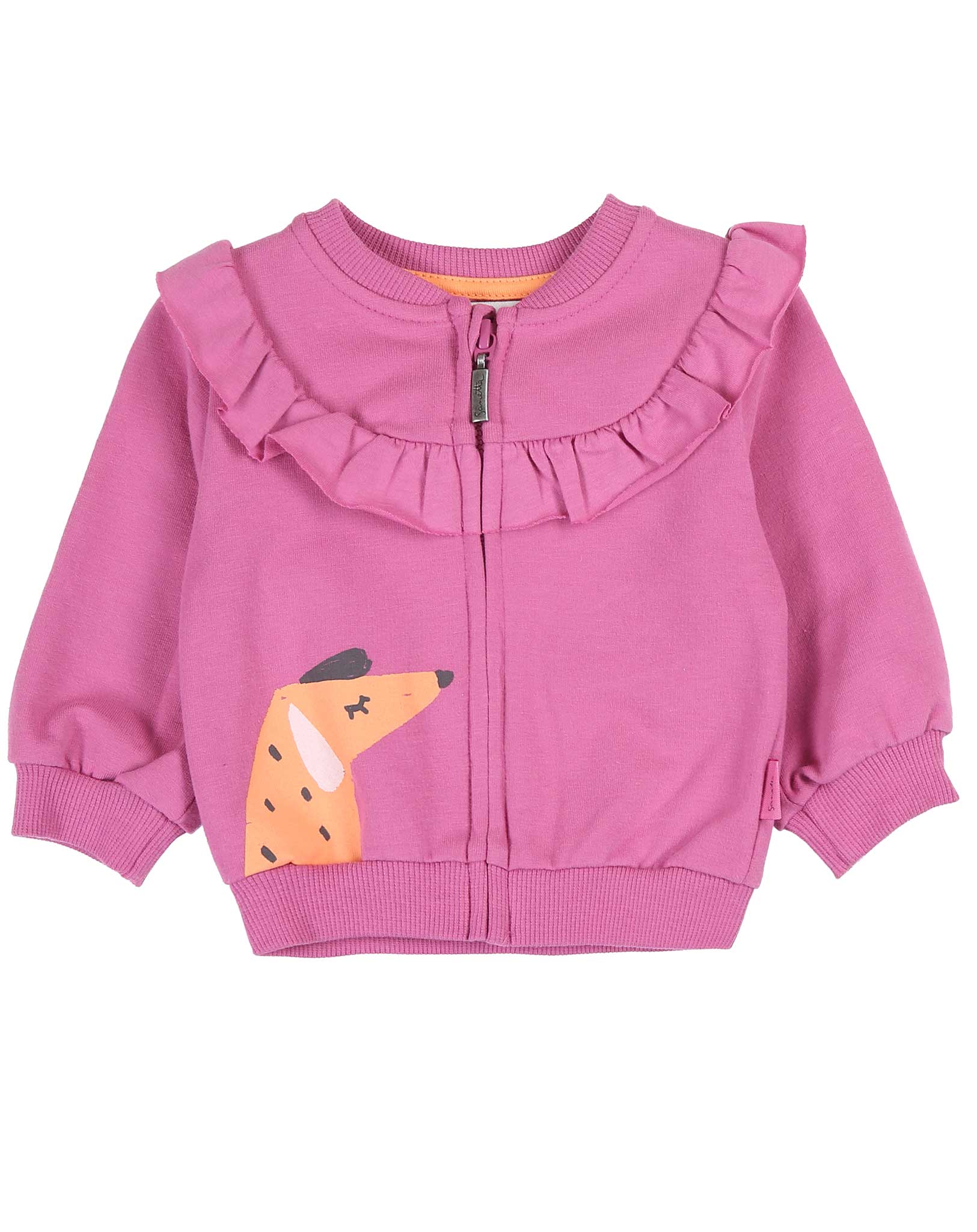 Sweatjacke DOG in berry