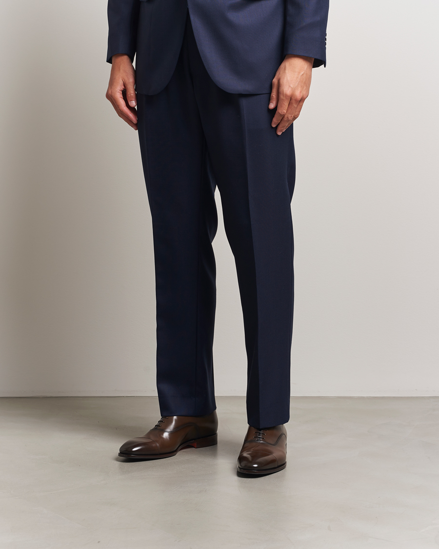 Santoni Adrian Oxford Dark Brown Calf