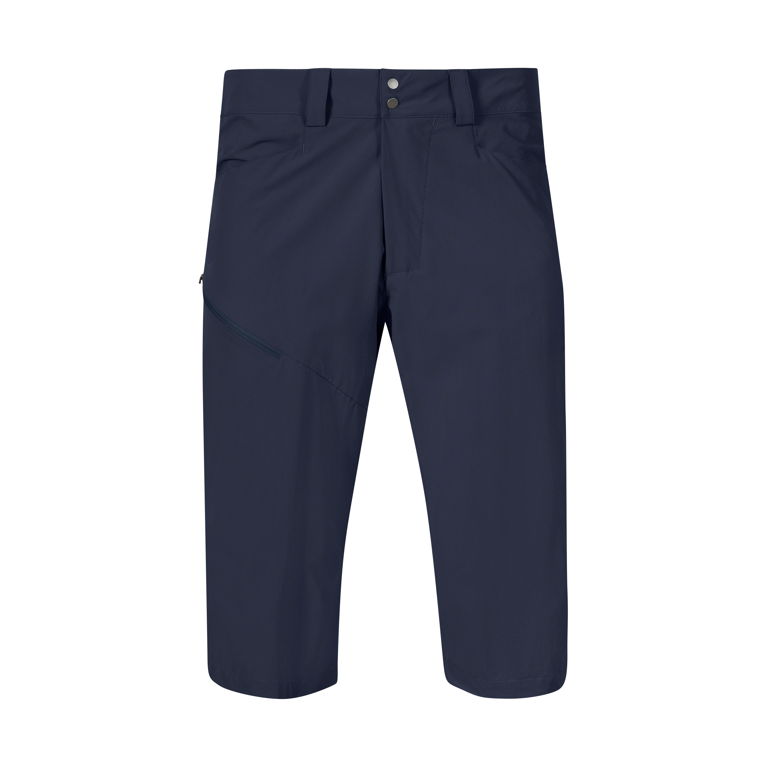 Vandre Light Softshell Long Shorts Men Navy