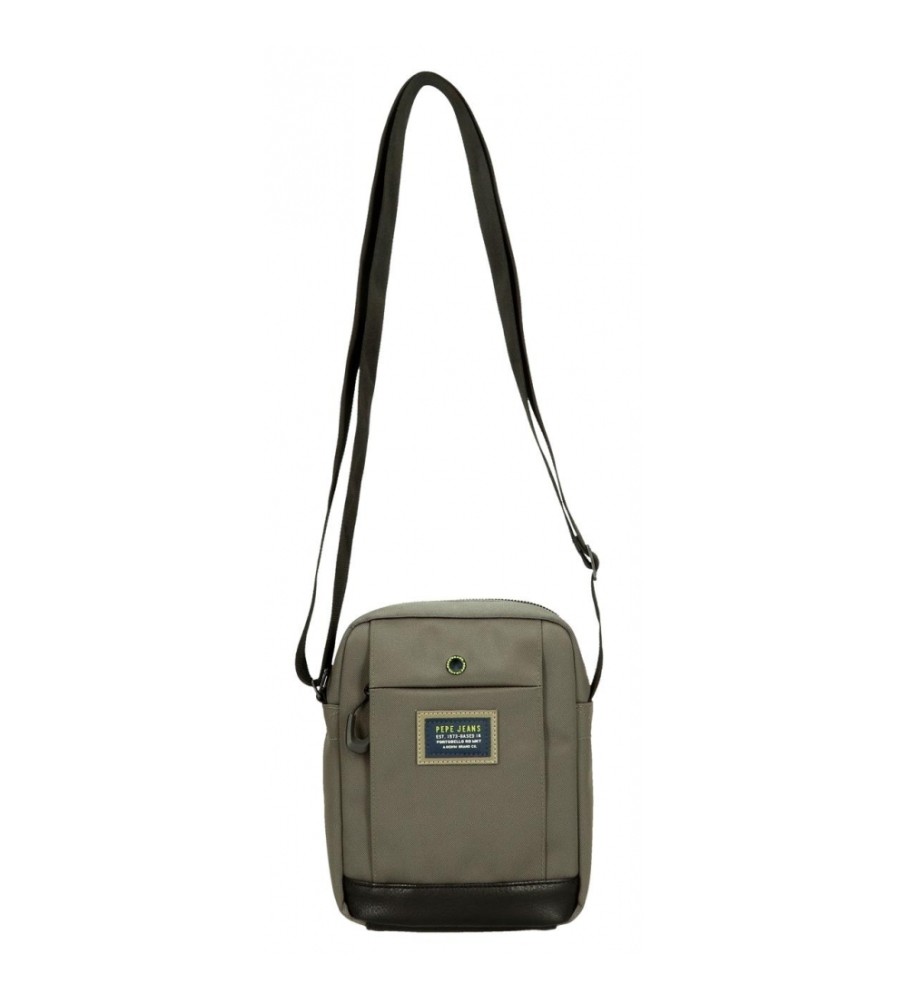 Bolsa de ombro média Leighton da Pepe Jeans, verde