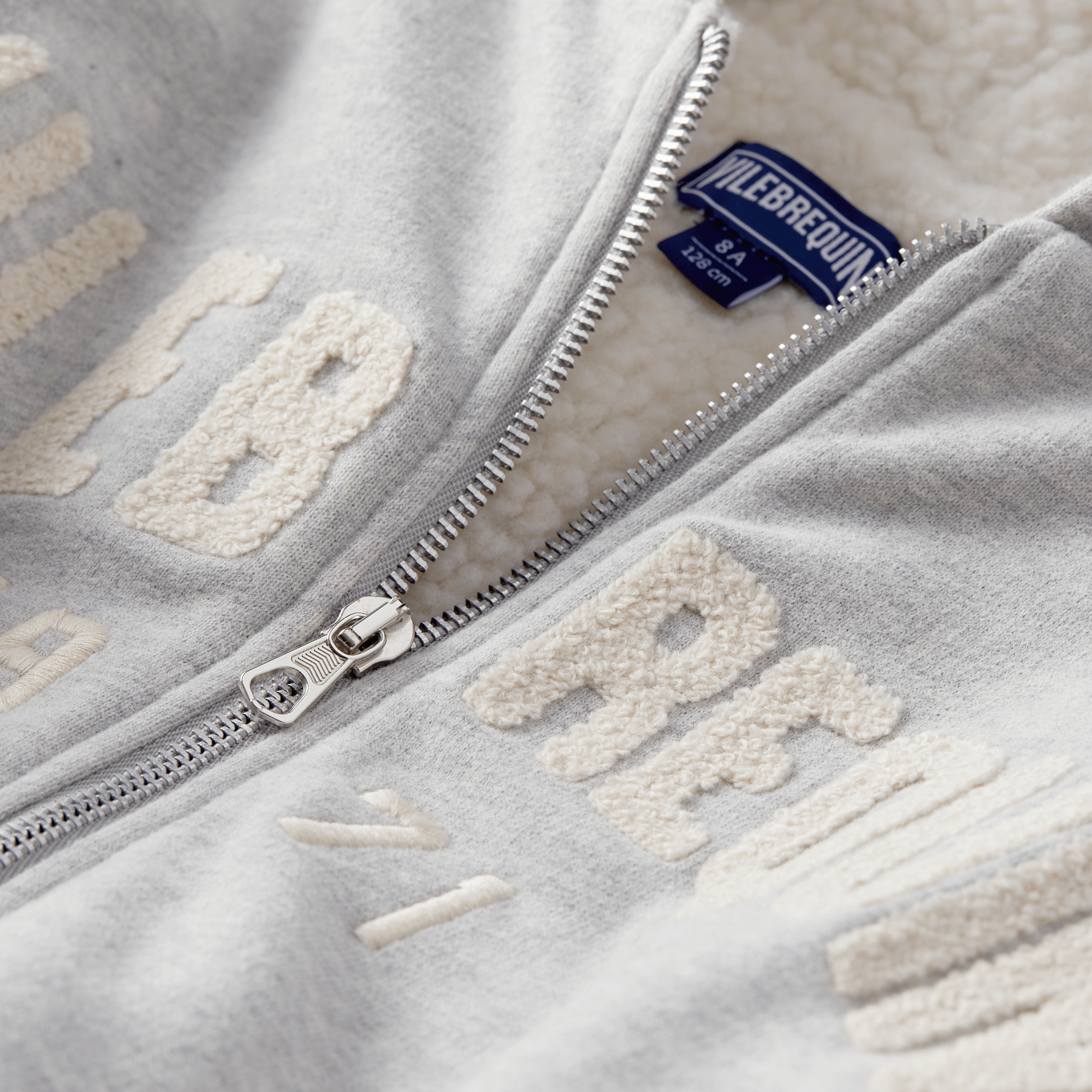 Sweat à Capuche Zippé Enfant Logo Brodé