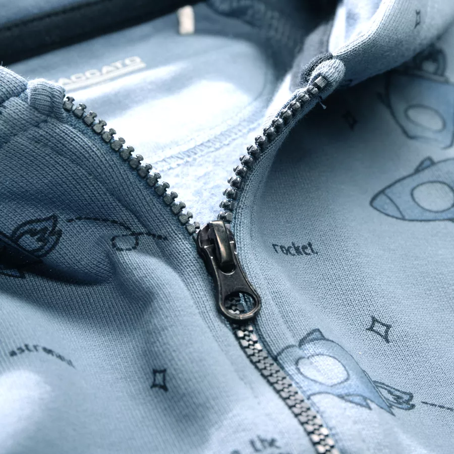 STACCATO Sweatjacke rocket gemustert