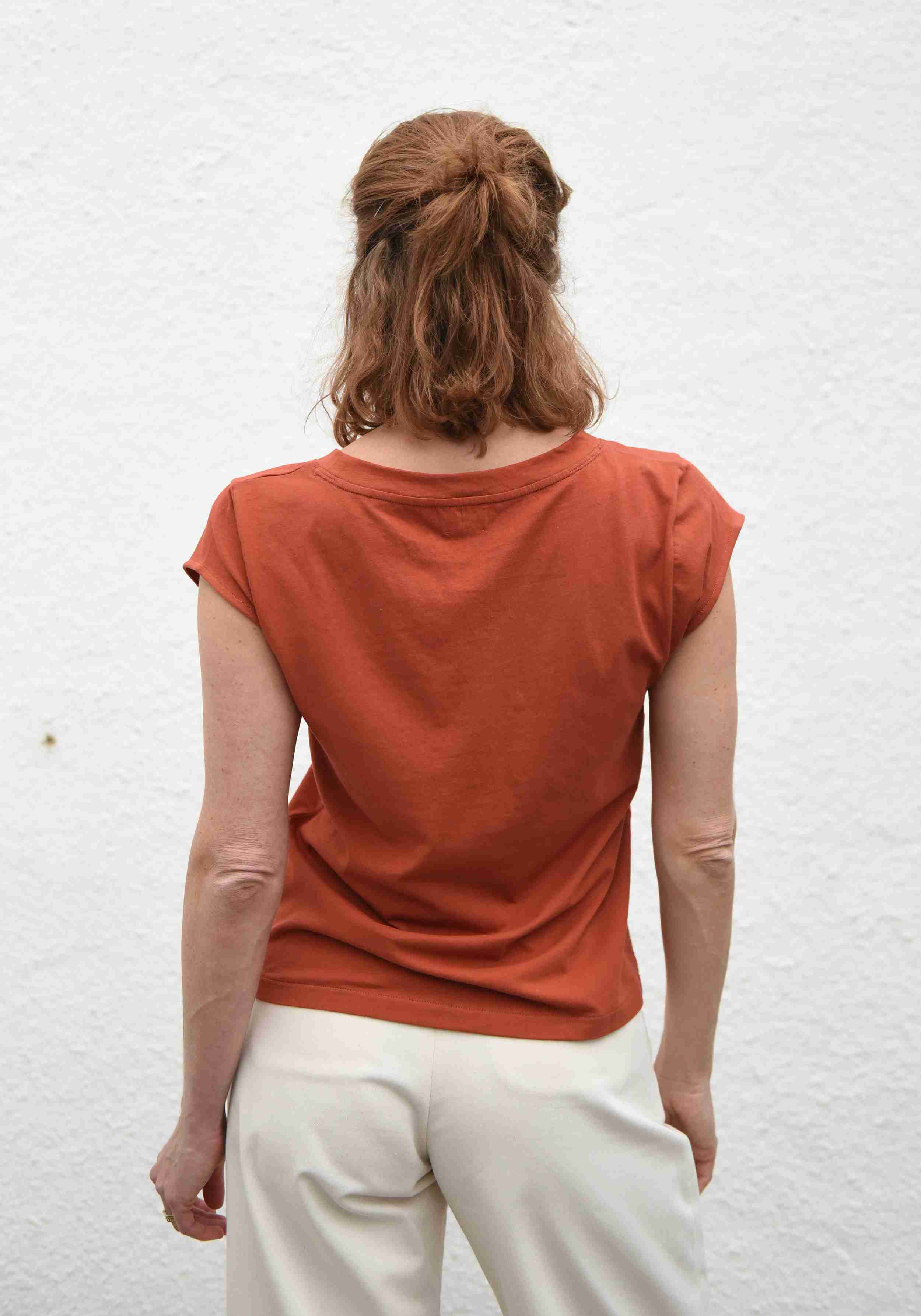 Jungle Folk T-Shirt Isla Top Brick