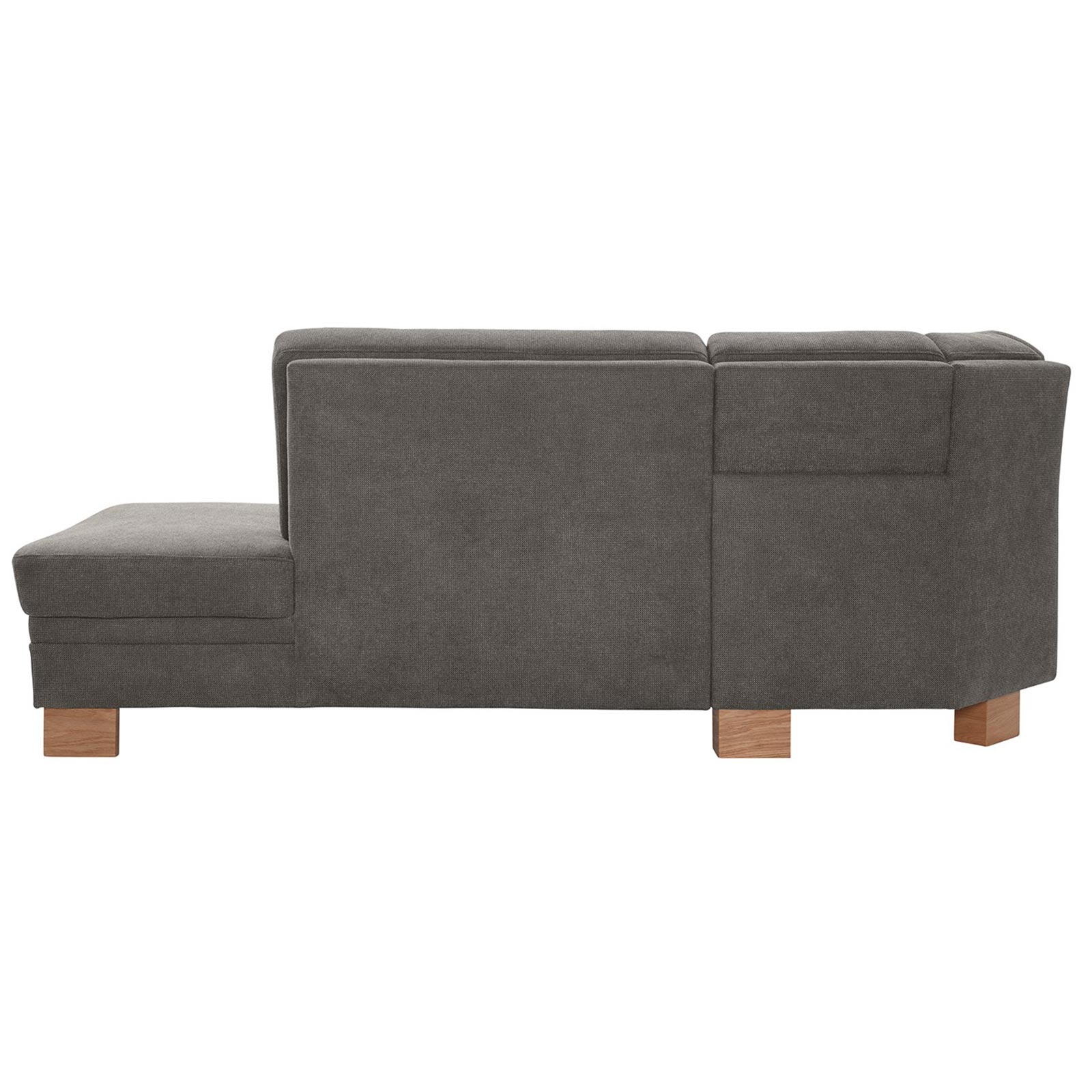 polsterpower Ecksofa - Belle grey - Basismodell - Ottomane rechts