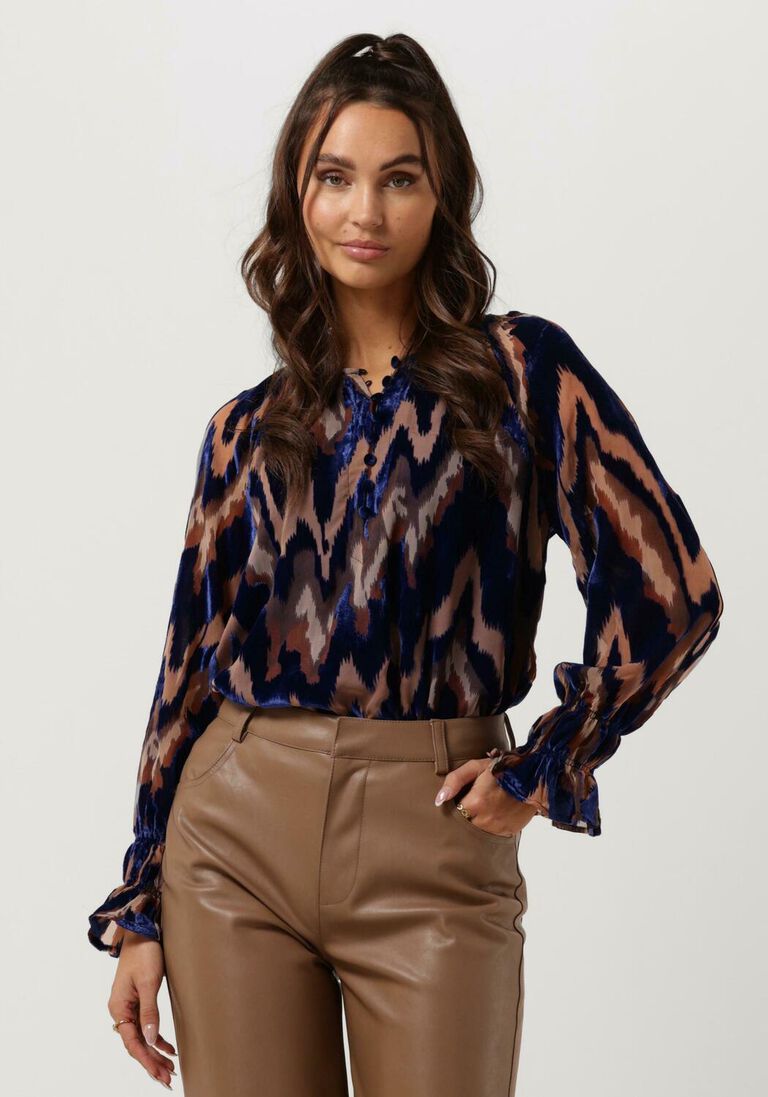 FREEBIRD blauwe freebird blouse ubele blouse