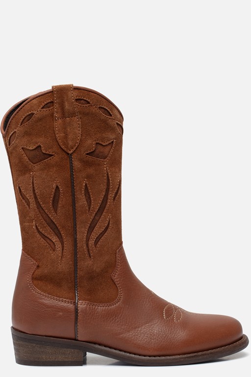 Kipling El Paso Cowboylaarzen cognac Leer