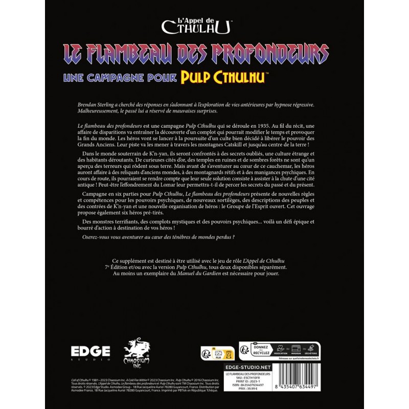 L’Appel de Cthulhu : Le Flambeau des Profondeurs