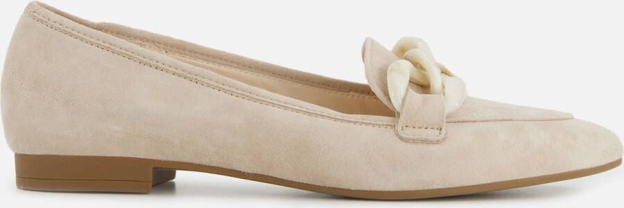 Gabor Stijlvolle Suède Loafer voor Dames Beige Dames