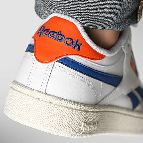 Baskets Club C Revenge HP3308 Footwear White Vector Blue Smash Orange