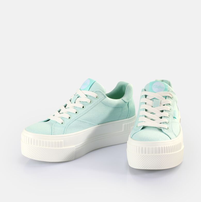 Paired Baskets basses véganes, menthe
