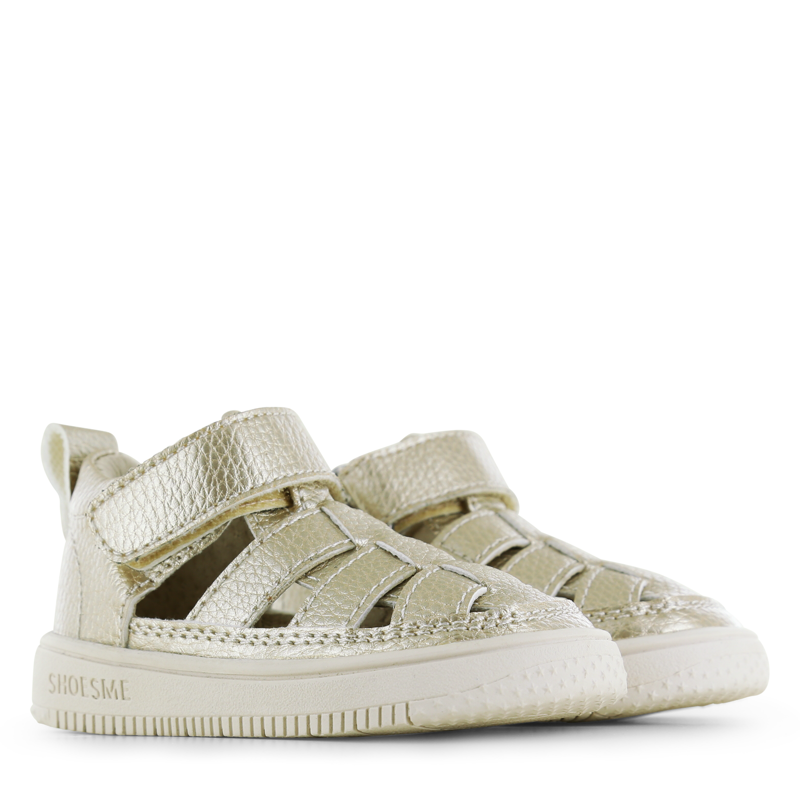 Shoesme gouden sandaaltje Metallic, Microfiber leer | Meisjes schoenen