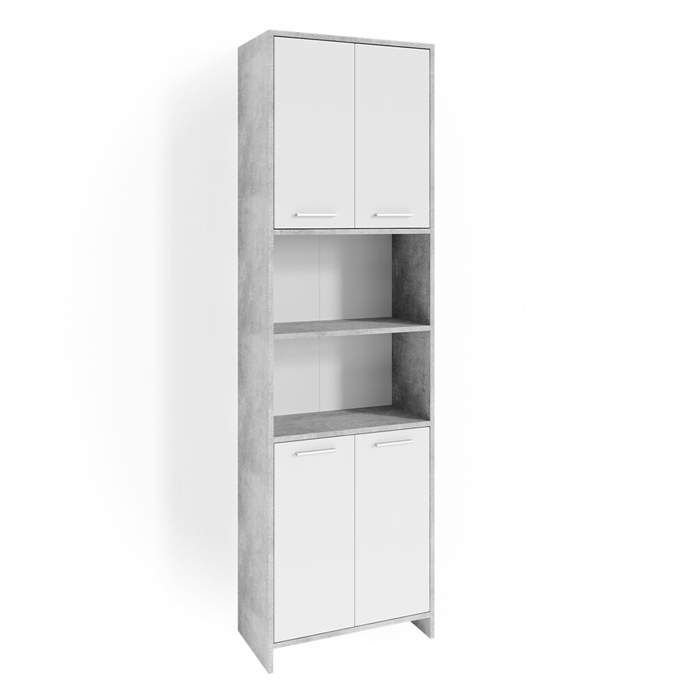 Vicco Badschrank Badregal Hochschrank Maris Beton Aufbewahrungsschrank Badezimmer