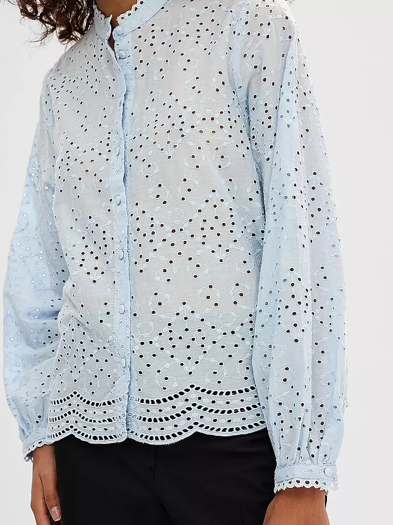 SELECTED FEMME Bluse SLFTATIANA hellblau