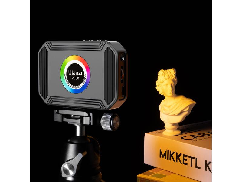 Ulanzi Videoleuchte VL60 Tragbare quadratische Mini-Leuchte